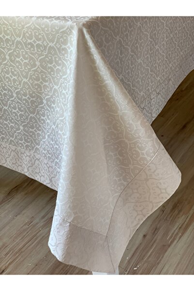 HAUSSET Masa Örtüsü Pollycoton Taș Rengi 160/230 cm Masa Örtüsü