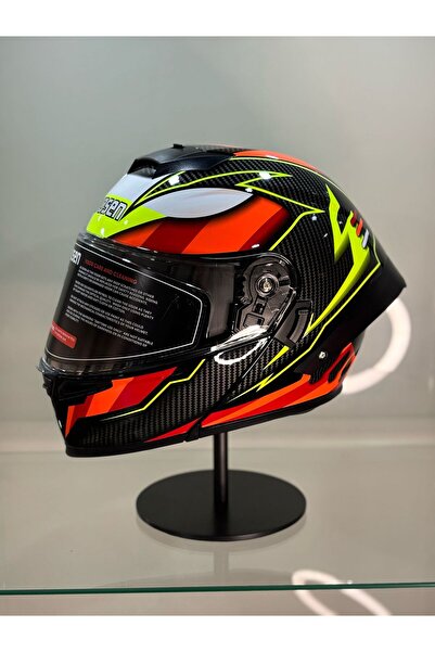 WOSEN Ws-202 Güneş Gözlüklü Çene Kask Açılır Şeffaf Vizörlü G1