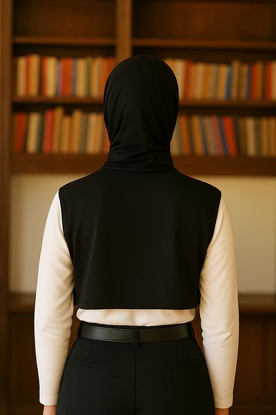 mirach Stand Collar Sleeveless Half Crop Neck Collar |   Soft Texture, Anti-Sweat Fresh Fabric Hijab Underwear
