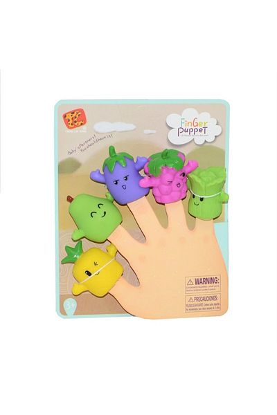 SAVA HOME COLLECTİON Finger Puppet Fruit-Shaped Finger Puppet