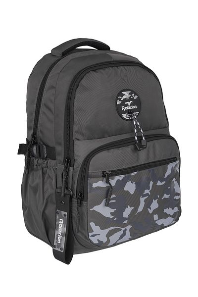 RKY SERENITY Relaxion New Season Camouflage Λεπτομερές σχολικό σακίδιο πλάτης κατάλληλο για καθημερινή χρήση