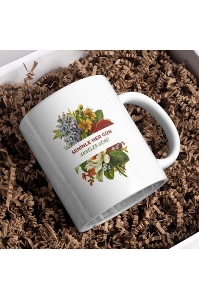 rk tasarım Specially Designed Mother's Day Mug Cup the Most Meaningful Gift for Mom!