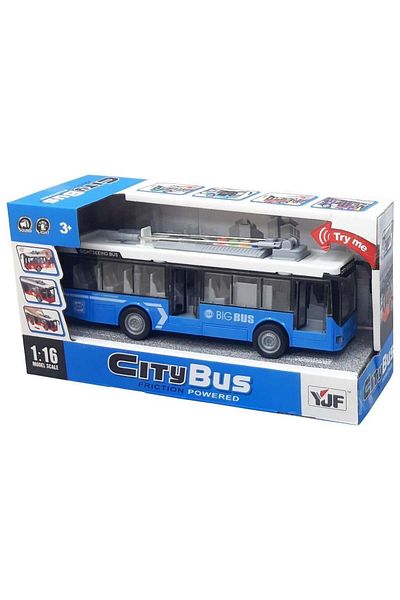 SAVA HOME COLLECTİON Canem Toy Sound and Light Friction Bus A1119-7/8