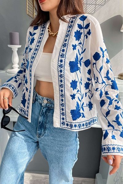 Suzi JACHETĂ CAMASĂ BRODATĂ FEMEI 2411