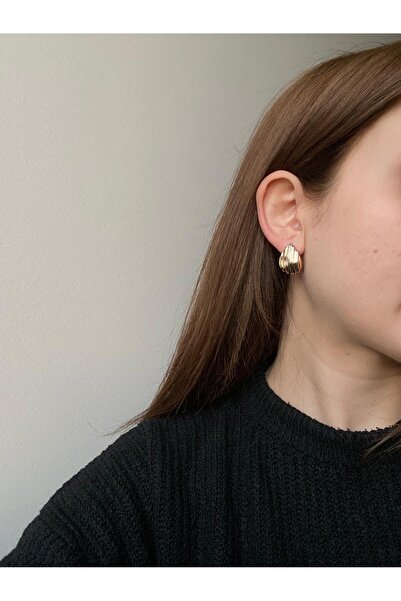 WHİTE ATELIER VIP Stripe Küpe