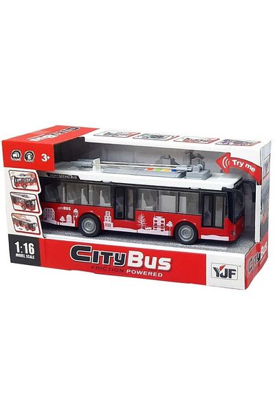 SAVA HOME COLLECTİON Canem Toy Sound and Light Friction Bus A1119-7/8