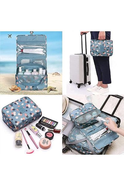 Travel Hanging makeup bag, hanging toiletry bag, multi-functional waterproof travel bag,