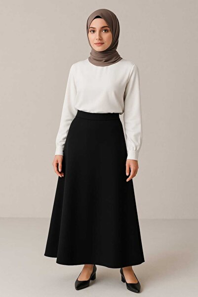 markatrend Scuba υφασμάτινη φούστα καμπάνα