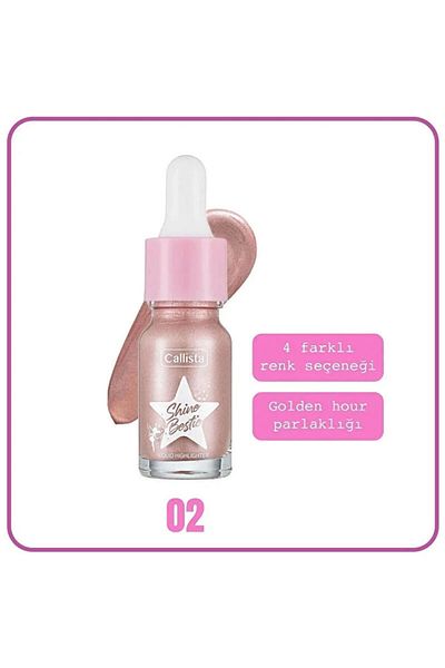 Callista Shine Bestie Highlighter Liquid Illuminator 02 Mystic Pixie