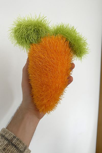 MALLY PET PROFESSIONEL PET CARE Carrot - Handmade Cat and Dog Toy with Sound