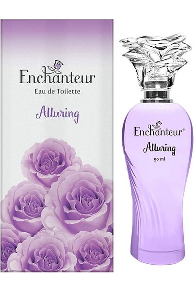 ENCHANTEUR Alluring Eau De Toilette, Perfume for Women, long lasting fragrance, 50ml