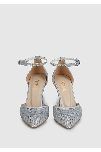 Provoq Gümüş Kadın Ayakkabı