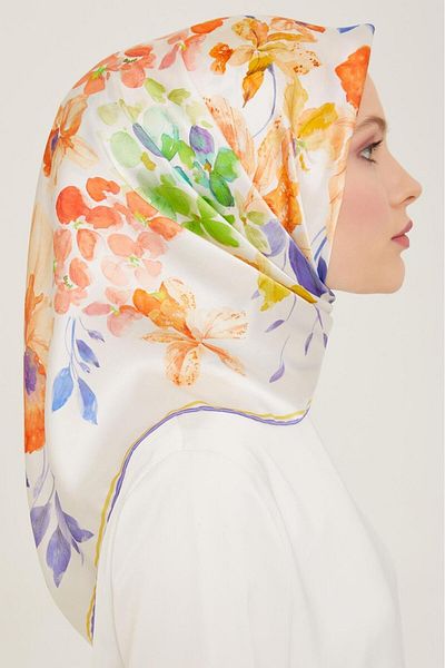 Armine Sura Silk Scarf 24Ya9127 31 03