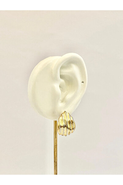 WHİTE ATELIER VIP Stripe Küpe