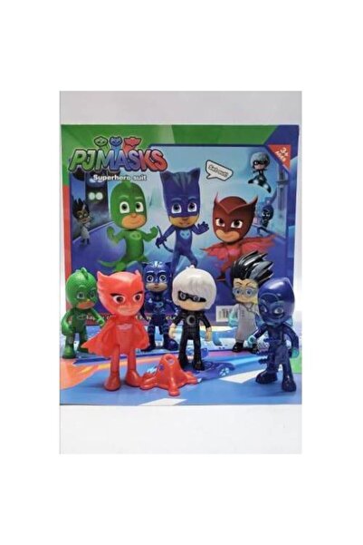 mrc Pj Mask 6lı Pj Maskeler Büyük Set Pijamaskeliler
