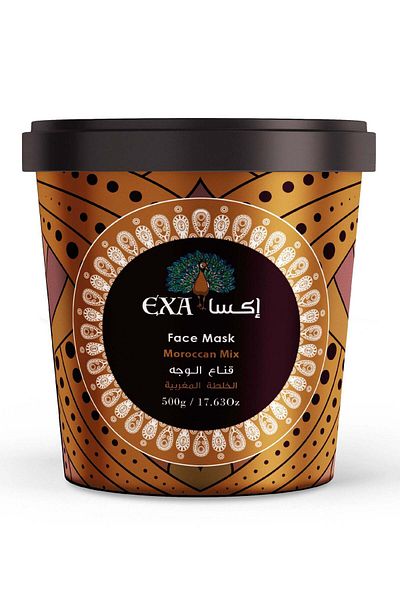 EXA Face Mask 500 Gm Moroccan Mix -2973 --- AXA Face Mask 500 Gm Moroccan Mix