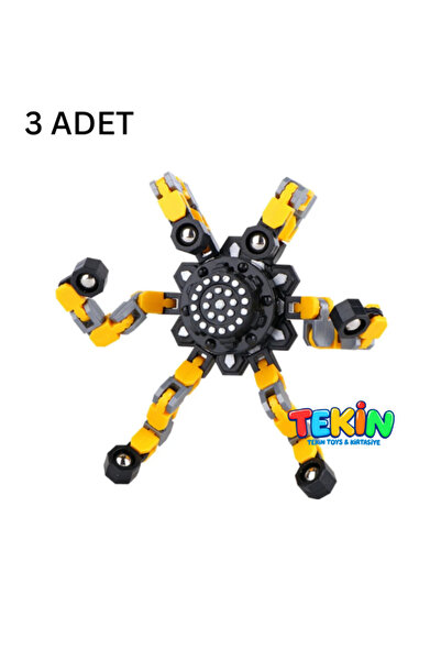 TEKİNOW Dönüştürülebilir Robotik Stres Çarkı – Parmak Ucu Oyuncağı Ile Stres ...