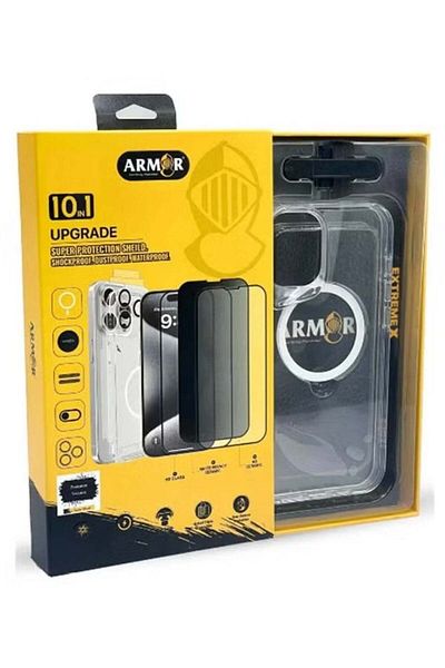 armour حزمة الحماية الشاملة 10 في 1 لهاتف Apple iPhone 12 Pro Max