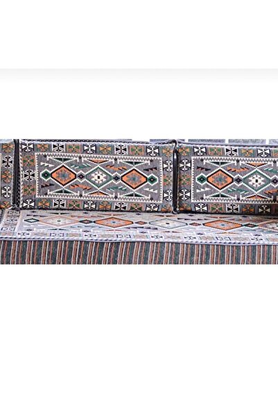 mdhomecarpet Şark Köşesi Takımı 70x190 cm | 5 Parça (AHŞAPSIZ!) | Özel Çökmeyen Süngerli Minder Seti