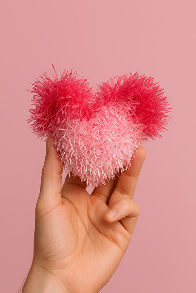 MALLY PET PROFESSIONEL PET CARE Pink & Red Handmade Sound Cat and Dog Toy
