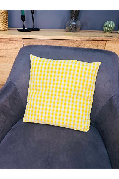 Angels' Collection Gingham Throw Pillow Cover 2-Pack