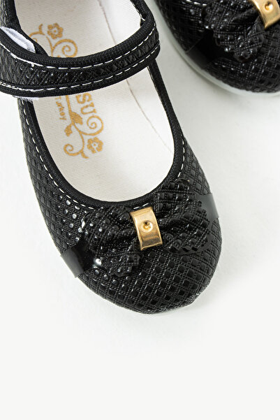 ALTUVATEKS Kız Bebek-Çocuk Babet Ayakkabı Fiyonk