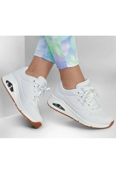 SKECHERS Uno Stand On Aır 73690 Unisex Spor Ayakkabı BEYAZ