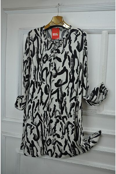 elma abone Plus Size Viscosa Lace Tunic