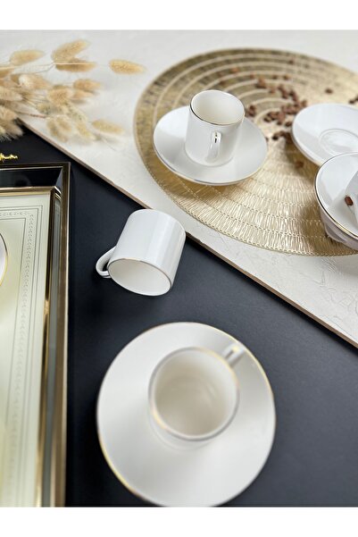 Store Porser Lumina Gold 4 Piece Coffee Cup Set