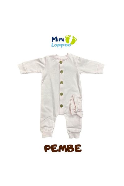 MİNİLOPPOO Buttoned Baby Jumpsuit