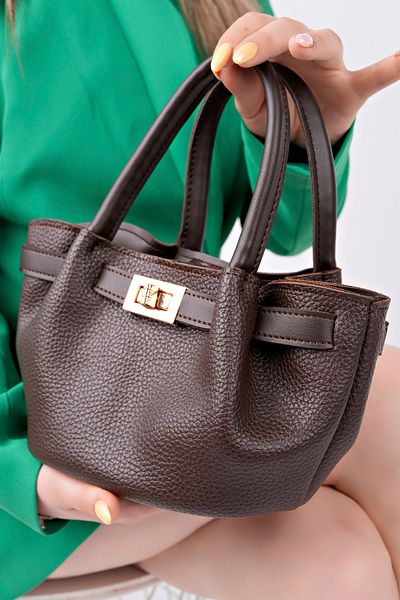 pasyone Women's Stylish Mini Handbag, Leather Texture