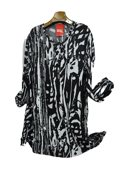 elma abone Plus Size Viscosa Lace Tunic