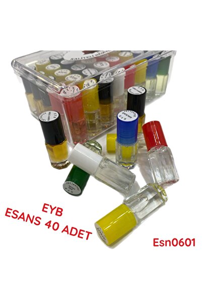HEK LİFE Esans Karışık 40'lı Hac Umre Hediyelik Cam Esans Esans