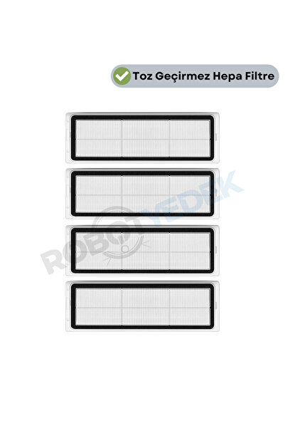robotyedek Filtru Hepa de înlocuire compatibil Xiaomi X10 Plus X20 Plus - 4 b...