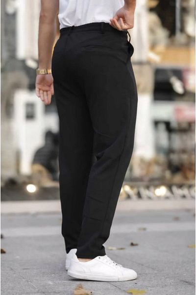 MRA Fashion Men's Waist Lace-Up Jogger Pants