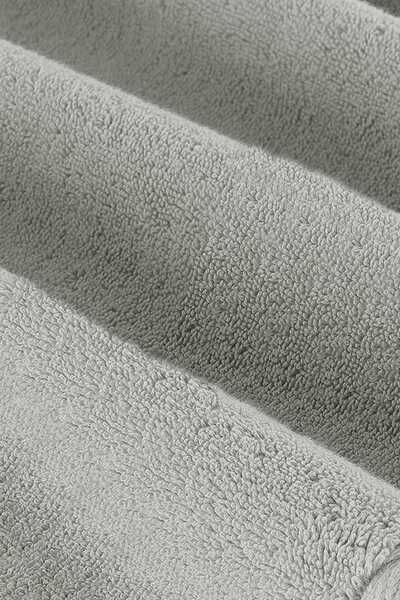 ALPACO Розкішний готель 90x150 см 100% бавовняний рушник для ванної кімнати, щільний, сірий