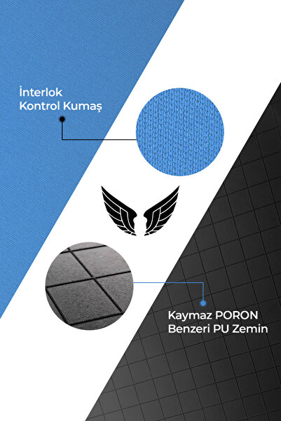 GoLite Classic - 27x23 Mavi Gaming Ve Ofis Oyuncu Mouse Pad Kaymaz Taban Fare Altlığı Mousepad Medium