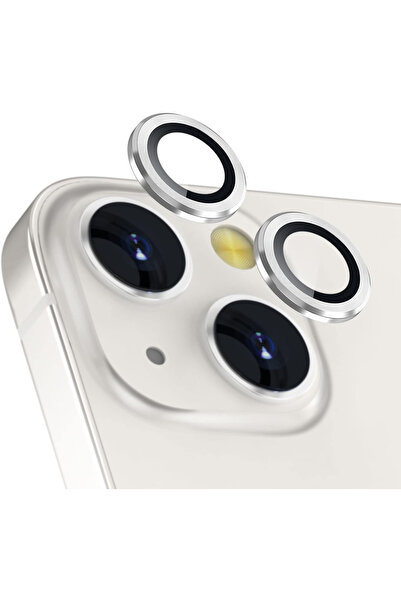 Fibaks İphone 14 / 14 Plus Ve 15 / 15 Plus Kamera Koruma Renkli Lens Koruyucu Temperli Cam Koruma