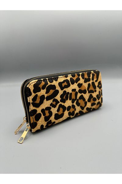 tahiroğlu deri 1987 Leather Leopard Wallet