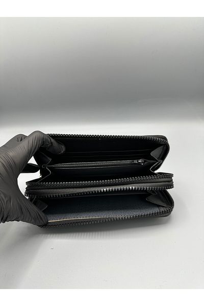 tahiroğlu deri 1987 Crinkle Fabric Wallet