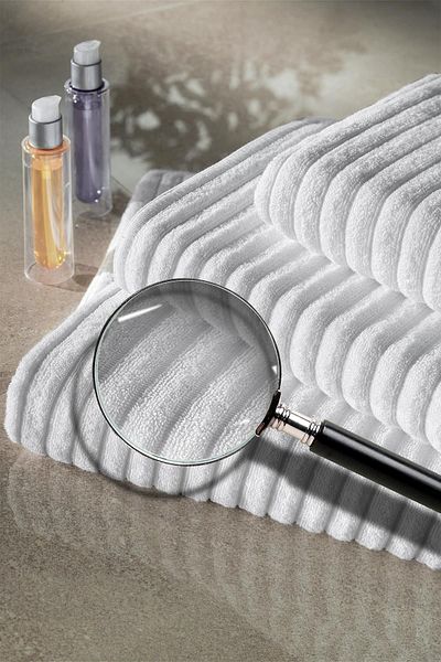 VAROL White Mitis Series 4 Pieces Hotel Πετσέτα Προσώπου Χεριών - 50x90 250gr