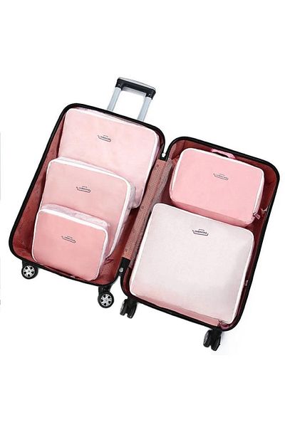 Other 5 Pieces Multicolor Travel Organizer Bags