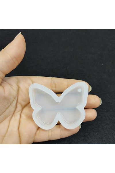 Hobizubi Resin Epoxy Mold Pendant Keychain Butterfly - A9