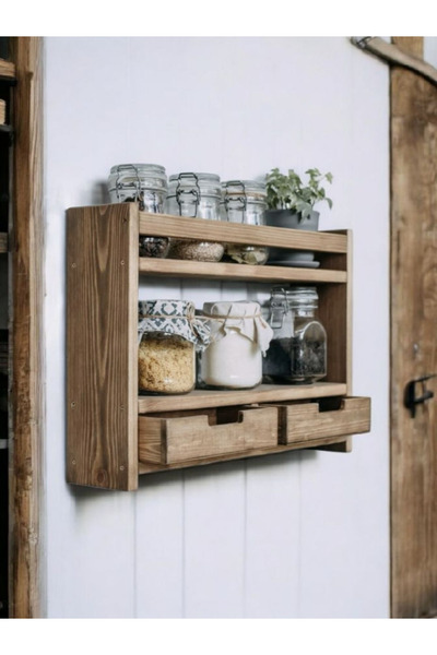 aryawoodcraft Doğal Ahşap Baharatlık