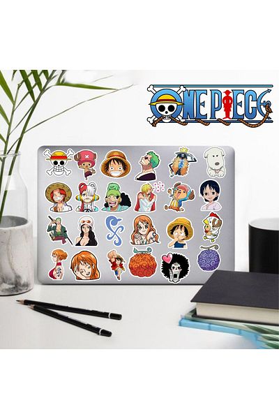 hediyenebak One Piece Anime Series 1 Sticker Set |   Laptop Agenda Notebook Tablet Phone Sticker Bullet Journal