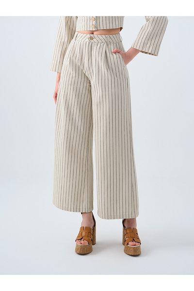 Loft Wide Leg Regular Fit Women's Trousers