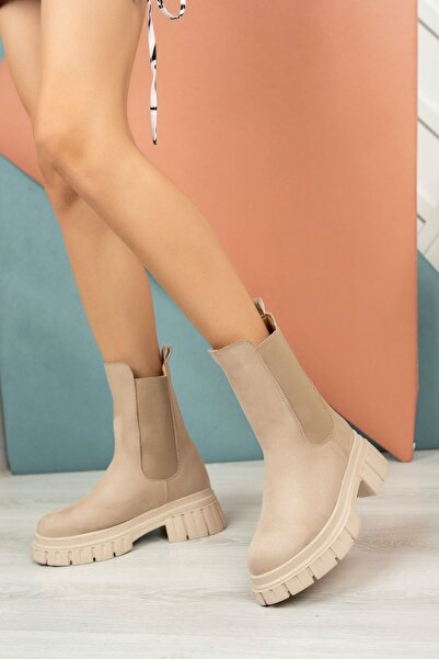 owwox club Emery; Bőrbőr, rugalmas, vastag talpú női csizma