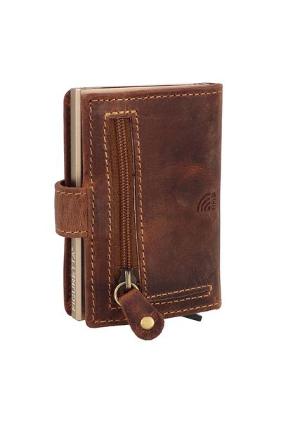 Greenburry Vintage Wallet Rfid Protection Leather 7.5 Cm