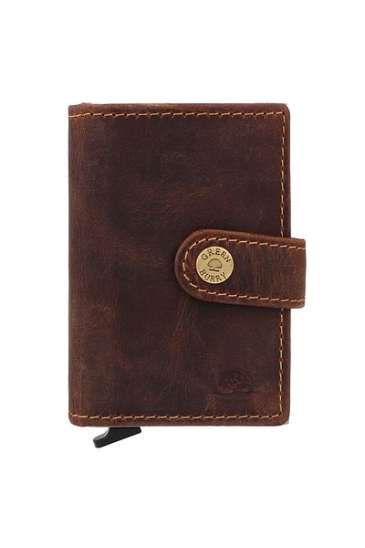 Greenburry Vintage Wallet Rfid Protection Leather 7.5 Cm
