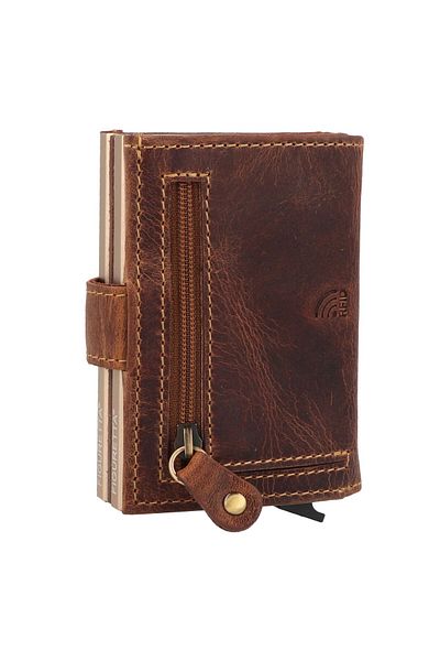 Greenburry Vintage Wallet Rfid Protection Leather 8 Cm